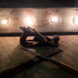 The Buffalo Creek Rustic Barnwood Farmhouse Bathroom Vanity Light - thumbnail 2