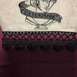 Wall Hanging Quoth The Raven Nevermore - thumbnail 3
