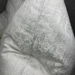 White Silver Shimmer Cushion Cover, Euro Sham Pillow Bed Cushion Cover, Diana Designer White Bedding - thumbnail 4