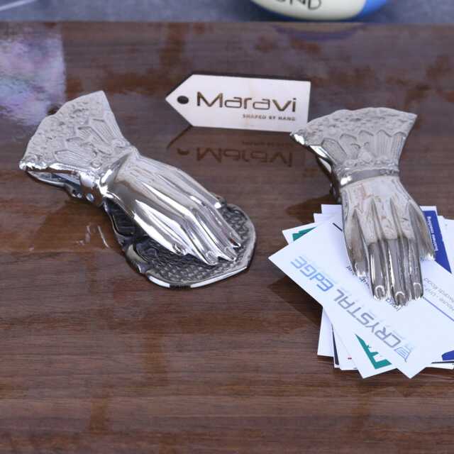 Nalot Hand Shaped Luxury Desk Paper Holder Set Of 2 - image 1