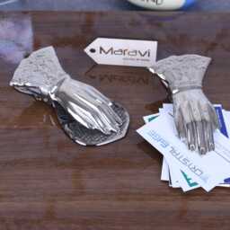 Nalot Hand Shaped Luxury Desk Paper Holder Set Of 2 - thumbnail 1