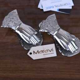 Nalot Hand Shaped Luxury Desk Paper Holder Set Of 2 - thumbnail 2