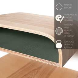 Floating Night Stand Set, Bedside Shelf Wall Mount, Bed Nightstand For Bedroom, Wooden Side Table Cabinet, Walnut Entryway Furniture - thumbnail 2