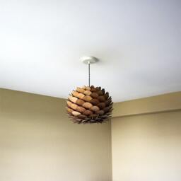 40cm Designer Wooden Pendant Light - thumbnail 2