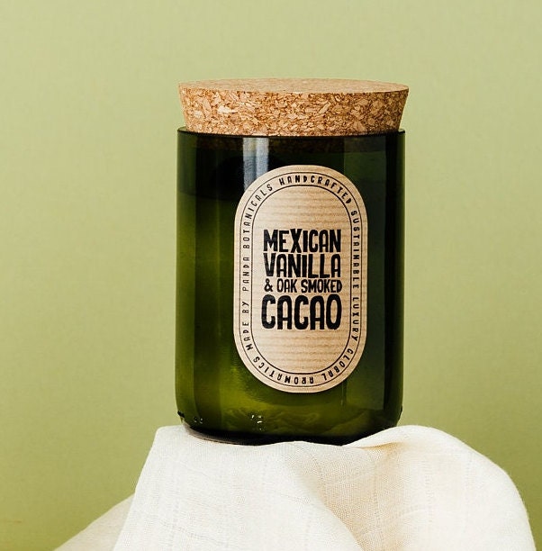 Oak & Smoked Cacao Candle Gift Soy Wax For Mum Day Present Her Scented Home Decor Style Idea Luxury House - image 1