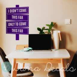 Inspirational Quote Vinyl Wall Decal - Motivational Office Decor - thumbnail 1