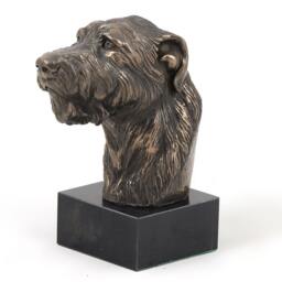 Irish Wolfhound, Dog Marble Statue, Limited Edition, Artdog. Made Of Cold Cast Bronze. Solid, Perfect Gift. Limited Edition