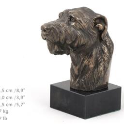 Irish Wolfhound, Dog Marble Statue, Limited Edition, Artdog. Made Of Cold Cast Bronze. Solid, Perfect Gift. Limited Edition - thumbnail 4