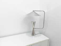 Mid-Century Chrome Desk Lamp Italian Style Table Lamp