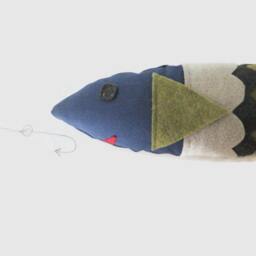 Sewing Patterns PDF Pattern Plush Toy Fish Pillow Boys Room Decor - thumbnail 4