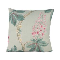 Sanderson - Chestnut Tree Seaspray/Peony Traditional Trailing Blossom Designer Cushion Cover Luxury Throw Pillow Handmade - thumbnail 2
