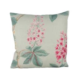 Sanderson - Chestnut Tree Seaspray/Peony Traditional Trailing Blossom Designer Cushion Cover Luxury Throw Pillow Handmade - thumbnail 3