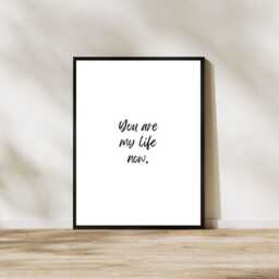 Twilight Quote Print Romantic Bella Swan Edward Cullent Quotes Valentines Wall Decor - thumbnail 3