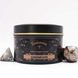 Greenpath Candle - Hollow Knight Inspired Mandarin, Pine, Honeysuckle, Florals, Cedarwood, Patchouli, Vanilla Vegan, Hand-Poured, 4Oz - thumbnail 2