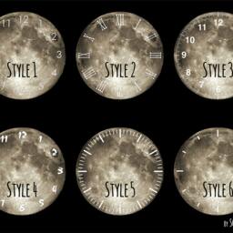 Yellow Moon - Wall Clock Clock Unique Decor Gift Idea Rgb Led 5V Backlit Option - thumbnail 3