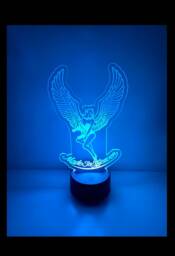 Umbrella Corporation Raccoon City Rpd Made in Heaven Led Night Light Laser Engraved Acrylic