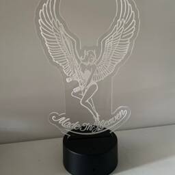 Umbrella Corporation Raccoon City Rpd Made in Heaven Led Night Light Laser Engraved Acrylic - thumbnail 2