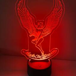 Umbrella Corporation Raccoon City Rpd Made in Heaven Led Night Light Laser Engraved Acrylic - thumbnail 3