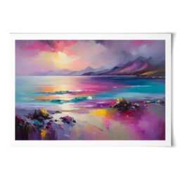 Magenta Skye Art Print - thumbnail 1