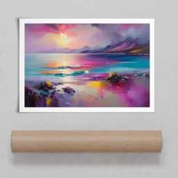 Magenta Skye Art Print - thumbnail 4