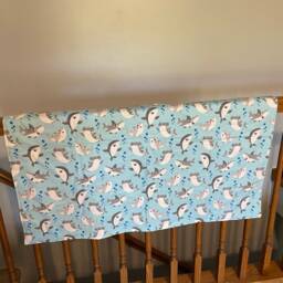 Shark Baby Blanket Shower Gift Toddler Nautical Sea Baby Blanket Nursery Shark Red Blankets - thumbnail 4