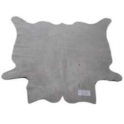 Small Dark Brown & White Cowhide Rug Natural Brazilian Leather Area Rug - thumbnail 4