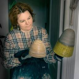 Ceramic Pendant Light Modern Boho Lampshade - thumbnail 4