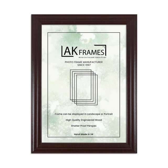 A1 A3 A4 Walnut Rosewood & Country Pine Picture Frame - A2 Oak Frames Classic Colourful Wall Art Gift For New Mom - image 1