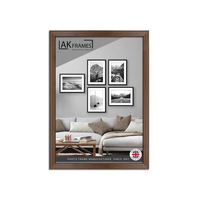 A1 A3 A4 Walnut Rosewood & Country Pine Picture Frame - A2 Oak Frames Classic Colourful Wall Art Gift For New Mom - image 1