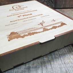 Custom Engraved Plaque Personalized Two Tone Wooden Plaque - Engraving Is Included For Free - thumbnail 2