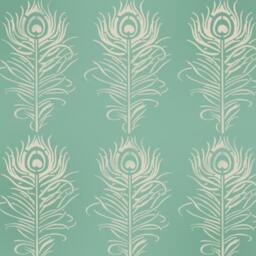 Peacock Feather Stencil Reusable Wall Decor Art Craft - thumbnail 2