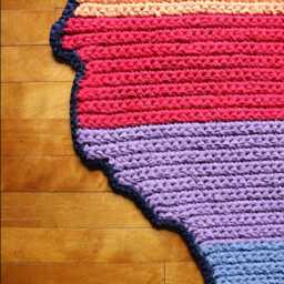Handmade Wisconsin Map Rug - thumbnail 3
