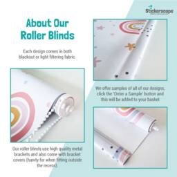 Pastel Hares Roller Blind, Nursery Roller Blind, Guess How Much I Love You, Made To Measure, Blackout Blind - thumbnail 3