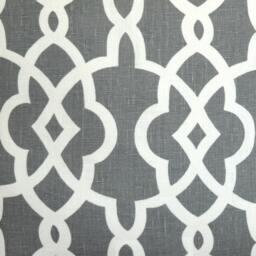 Gray Pillow, Trellis, Designer Decorative Throw Toss Home Furnishing, Decor, Handmade Pillow - thumbnail 2