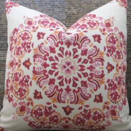 Designer Pillow Cover, Keprv, Magenta - thumbnail 3