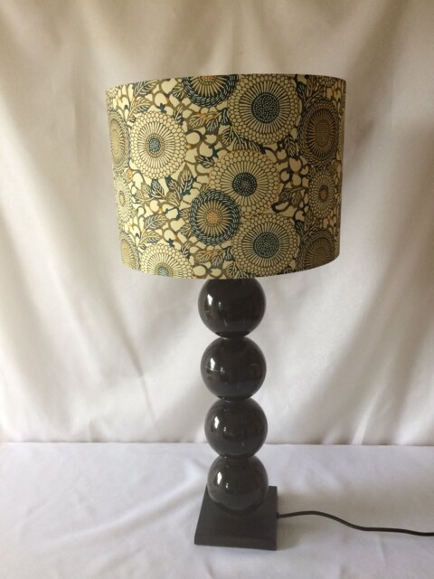 Lampshade 30cm Wide 21 cm High - Handmade With Hand Silk Screen Printed Japanese Chiyogami Paper - image 1