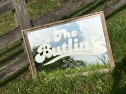 Personalized Baseball Mirror-Large Mirror-Personalized Bar Mirror-Engraved Mirror-Custom Mirror-24x36 - thumbnail 1