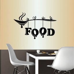 In-Style Decals Wall Vinyl Decal Home Decor Art Sticker Food Word Lettering Sign Spoon Kitchen Restaurant Caf?? Mural Removable Design 1499 - thumbnail 1