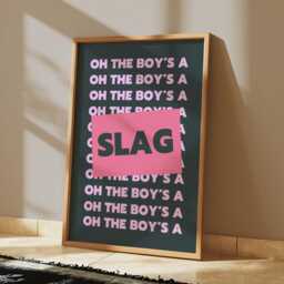 Arctic Monkeys Lyrics Print Colorful Song Wall Art - thumbnail 3