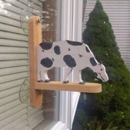 Cow Window Bird Feeder, Suet Bird, Birds, Watcher, Suet, Food Holder, Seed, Diy Project - thumbnail 4
