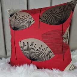 Sanderson Dandelion Clocks Red Fabric Cotton Cushion Cover Decorative Retro Floral Throw Pillow Case High Quality - thumbnail 2