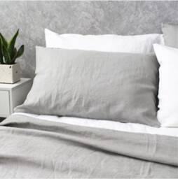 stone Grey Linen Duvet Cover, Queen Duvet, Comforter, King Comforter Set