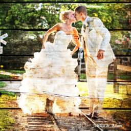 Custom 5Th Anniversary Wood Photo Print Christian Wall Art - thumbnail 3