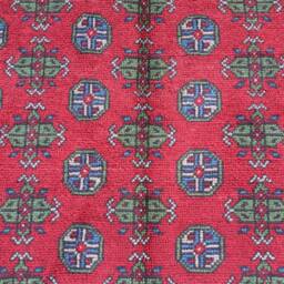 7x10 Afghan Bukhara Rug Turkmen Hand Knotted Veg Dye Wool Oriental Rug, Tribal Area Red Green Blue Traditional For Living Room - thumbnail 3