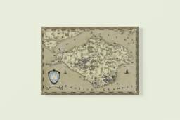 Isle Of Wight Canvas, Fantasy Wall Art, Iow Map, Print, Gift For Him Her, Present Mum Dad, County Map - thumbnail 1
