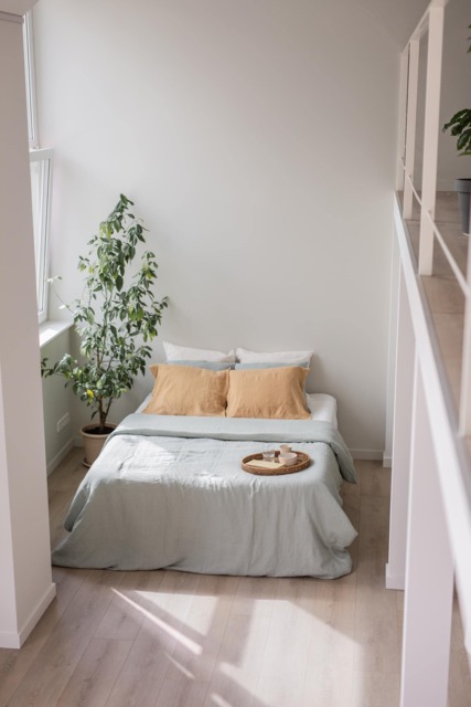 Sage Green Linen Duvet Cover. Cover King Boho. Bedding - image 1