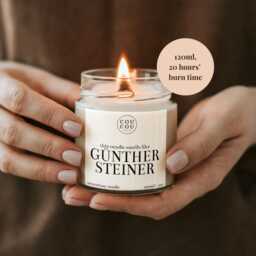 Funny F1 Gift, Smells Like Gunther Steiner Candle, Formula One Fan - thumbnail 3