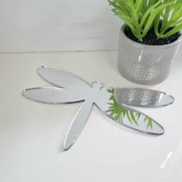 Dragonfly Acrylic Mirror Wall Art Personalized Engraving - thumbnail 2
