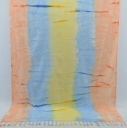 Turkish Towel, Dye Beach Towel, Turkish Peshtemal, 38''x65 - thumbnail 1