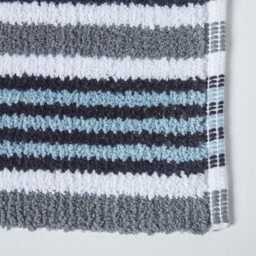 Handloomed Striped Cotton Bath Mat - 40x60cm, Super Absorbent, Non-Slip, Machine Washable, Oeko-Tex?? Certified, 100% - thumbnail 3